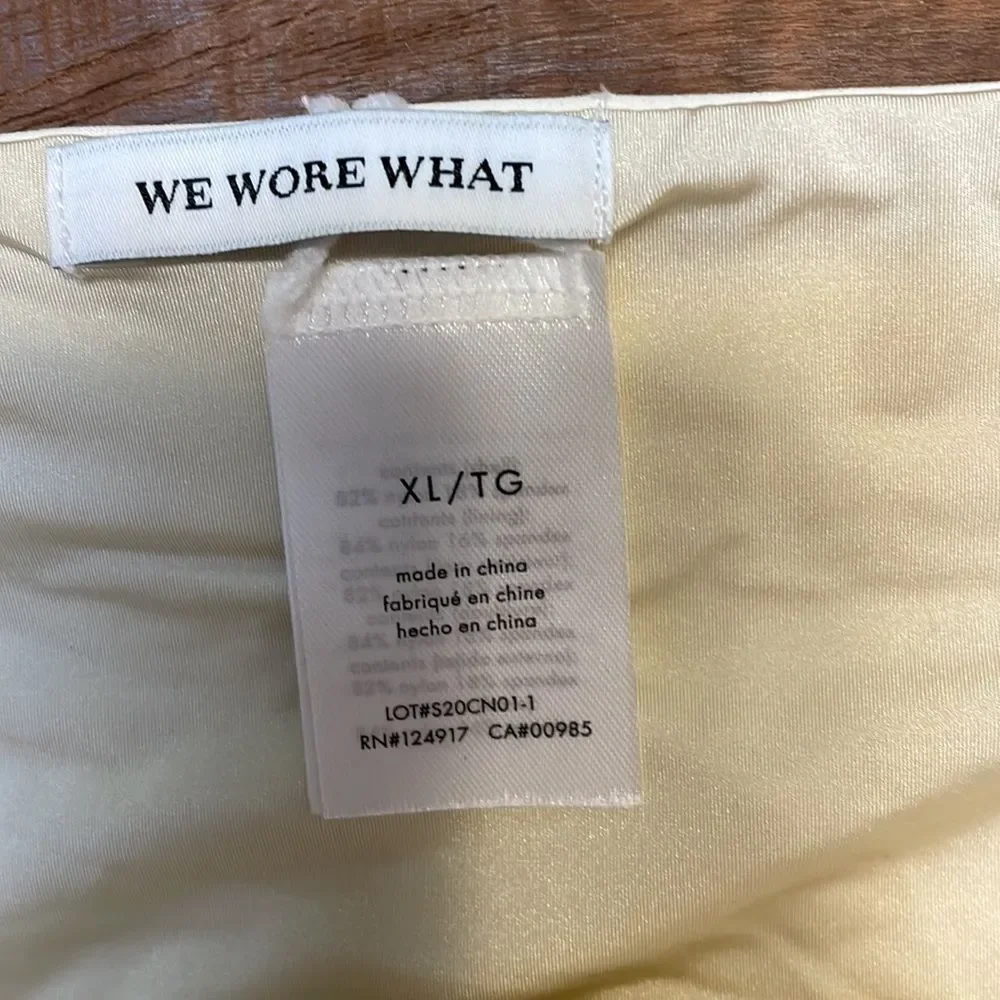 NWT We Wore What High Waisted Bikini Bottoms XL